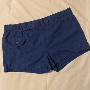 Yves Saint Laurent Navy Cargo Pocket Women's Shorts